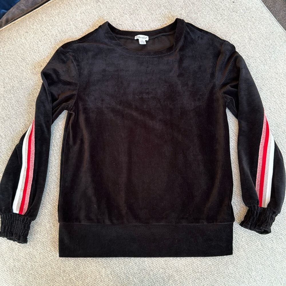 Splendid Kids Velour Ribbed sweatshirt